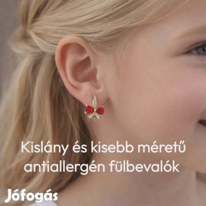 Kislány antiallergén fülbevaló
