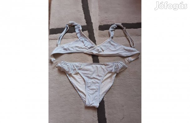 Kislány bikini fürdőruha kék-fehér 8-9 év szép állapotban 900 Ft