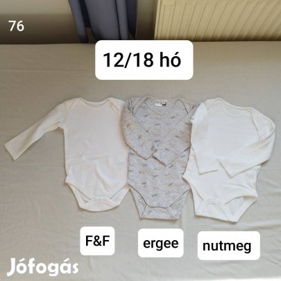 Kislány bodyk 12/18 hó