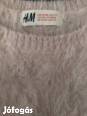 Kislány bolyhos pulóver  H&M 134-150