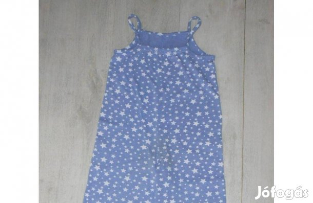 Kislány csillag mintás hosszú szárú playsuit, jumpsuit - 5-6 év, 116