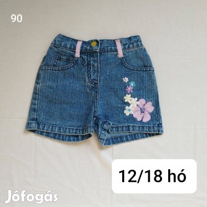 Kislány farmer rövid nadrág 12/18 hó