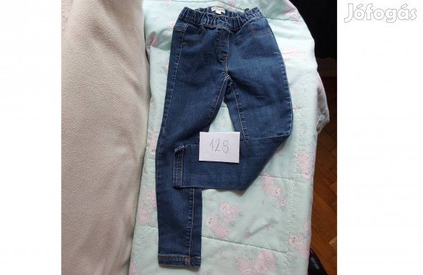 Kislány farmernadrág, 128-as méretű