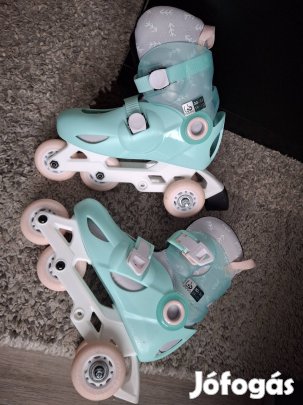 Kislány görkorcsolya újszerű Decathlon Oxelo 30-32