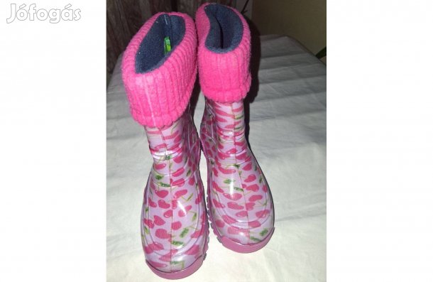 Kislány gumicsizma bélelt