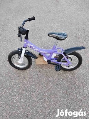 Kislány kerékpár bicikli kontrafékes 12" szép állapotban, jó gumikkal
