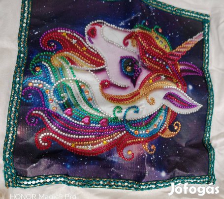 Kislány köves unikornisos zsákocska