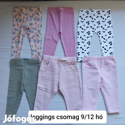 Kislány leggings csomag 9/12 hó