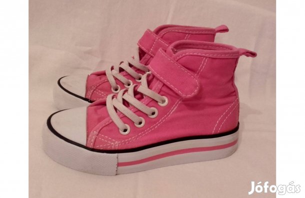 Kislány magasszárú tornacipő, 26-os, bth: 15.5 cm