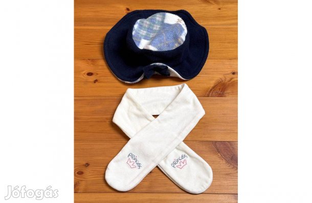 Kislány masnis polár sapka sál leányka gyermek gyerek kalap