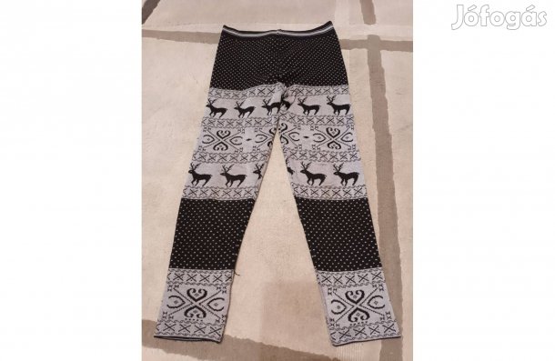 Kislány meleg nadrág 7-8 év üleptől alig használt 1300 Ft