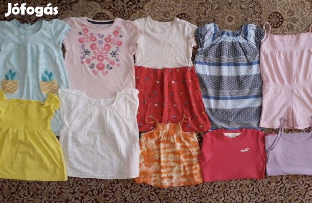 Kislány nyári ruhacsomag, 5 évesre, 50 db