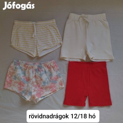 Kislány rövidnadrág csomag 12/18 hó