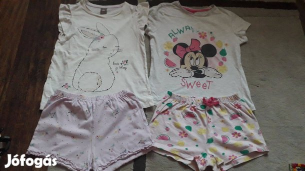 Kislány ruha szettek 6-8 év nyuszis újszerű 1400 Ft / 2 szett