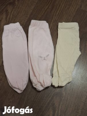 Kislány talpas nadrág csomag 0-3 hónapos 