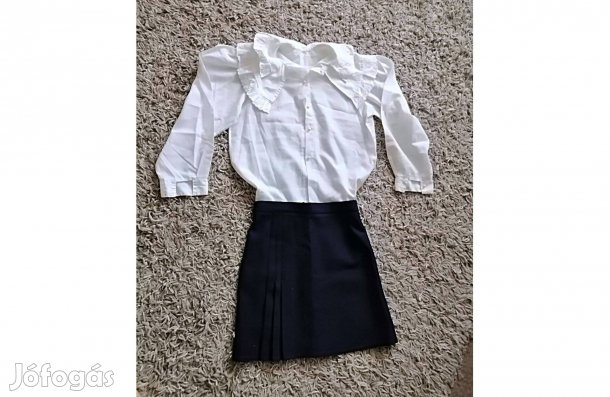 Kislány ünneplő blúz, szoknya