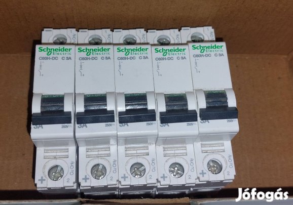 Kismegszakító 1P C 3A 10kA 250V DC C60H-DC, A9N61503,