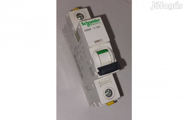 Kismegszakító, 1P, C, 10A, Schneider, Acti9 iC60N, A9F04110