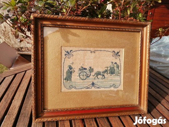 Kisméretű Gobelin Kép / Életkép
