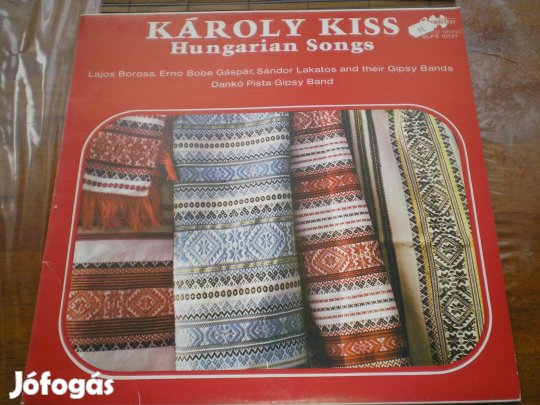 Kiss Károly - Magyar nóták bakelit lemez 1976 hibátlan állapotú
