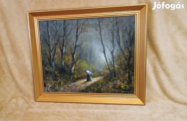 Kiss Oszkár galériás festménye eladó