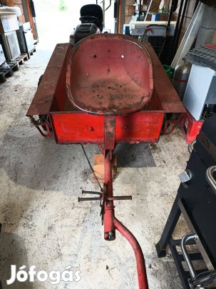 Kistraktor utánfutó , Rotációs kapa utánfutó