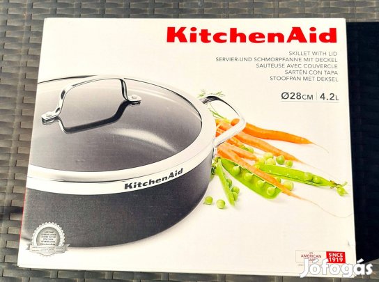 Kitchen Aid sütő - főző 28mm átmérőjű, új tapadásmentes edény!