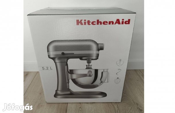 Kitchenaid 5Ksm55Sxxecu konyhai robotgép, dagasztó 5,2 l ezüst színben
