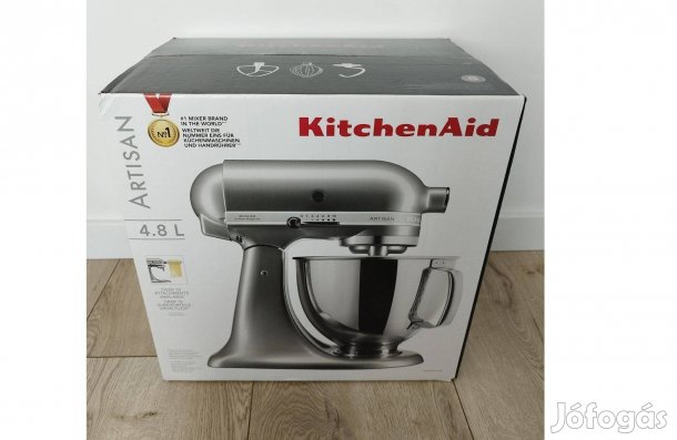 Kitchenaid Artisan 4,8 l konyhai robotgép, dagasztó 5Ksm125ECU ezüst