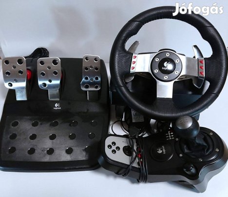 Kitűnő Logitech G27 kormány + Posta! PC PS3