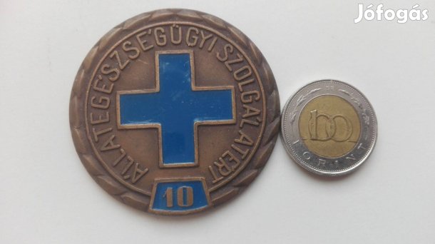 Kitüntető érem a 70-es évekből "Állategészségügyi Szolgálatért"