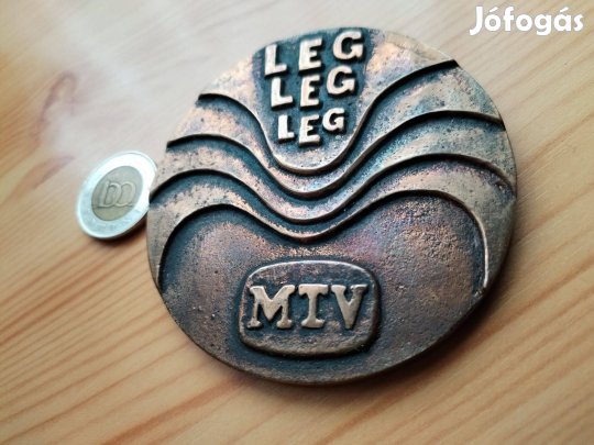 Kitüntető plakett MTV Régi Leg Leg Leg műsor