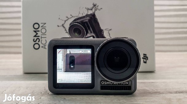 Kiváló DJI Osmo Action 4K akciókamera + tartozékok! UHD HDR
