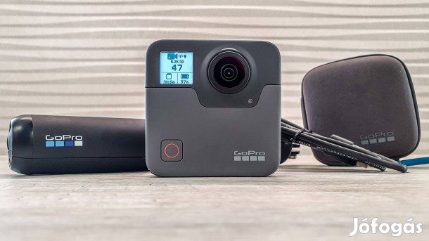 Kiváló Gopro Max Fusion 360 kamera + tartozékok 5.2K UHD gömbkamera!