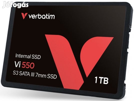 Kiváló, újszerű 1 TB SATA SSD Verbatim Vi550 S3 INTEC PC
