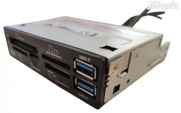 Kiváló, újszerű 3.5" belső kártyaolvasó USB 3.0 CSL 300270 INTEC PC