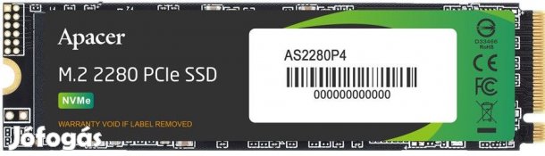 Kiváló, újszerű 512 GB M.2 NVMe SSD Apacer AS2280P4 INTEC PC