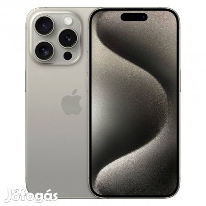 Kiváló, újszerű Apple iPhone 15 Pro 128GB Natural