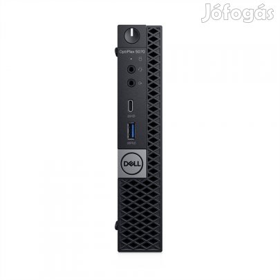 Kiváló, újszerű Dell Optiplex 5070 Micro i5-9600T/8GB/256GB NVME SSD