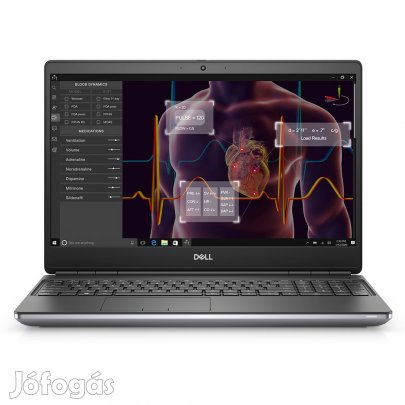 Kiváló, újszerű Dell Precision 7550; Core i7 10850H 2.7GHz/64GB