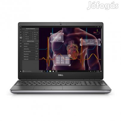 Kiváló, újszerű Dell Precision 7750; Core i7 10875H 2.3GHz/64GB