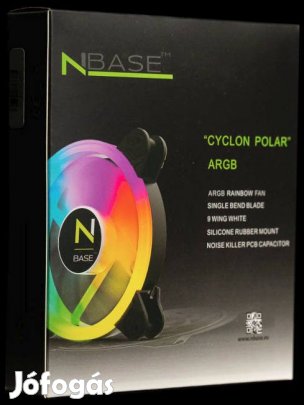 Kiváló, újszerű Ház hűtő 12 cm ARGB NBase INTEC PC