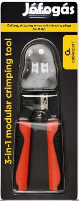 Kiváló, újszerű Krimpelő fogó Cablexpert T-WC-03 INTEC PC