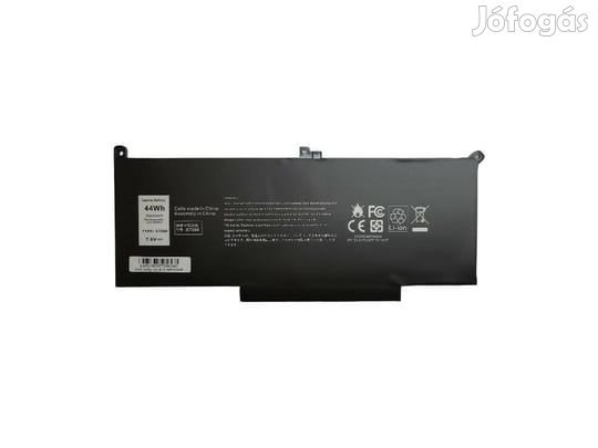 Kiváló, újszerű Laptop akkumulátor Replacement Latitude 7480, 7490,
