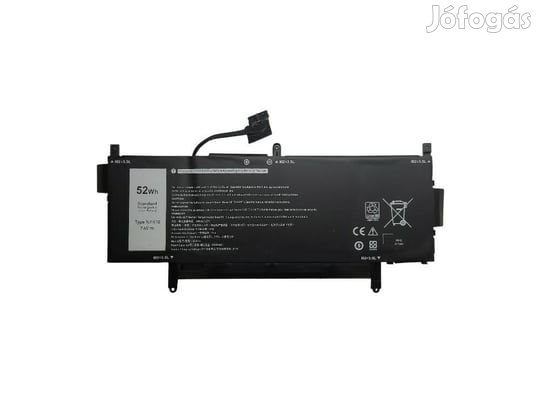 Kiváló, újszerű Laptop akkumulátor Replacement for Dell Latitude 9510