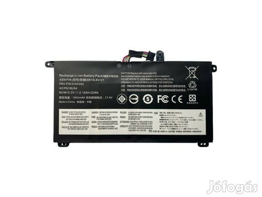 Kiváló, újszerű Laptop akkumulátor Replacement for Lenovo ThinkPad