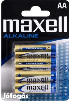 Kiváló, újszerű Maxell LR6 AA 1.5V elem (4) INTEC PC