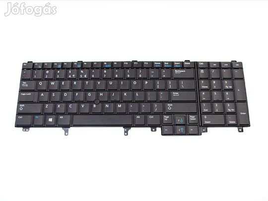 Kiváló, újszerű Notebook keyboard Dell US for Latitude E5520, E5530,