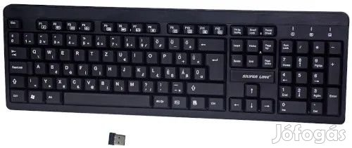 Kiváló, újszerű Silverline WK-627 vezeték nélküli billentyűzet INTEC