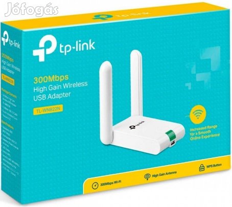 Kiváló, újszerű TP-Link TL-WN822N USB Wi-Fi INTEC PC